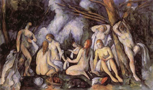 Paul Cezanne The Large Bathers France oil painting art